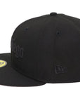 San Diego Padres Black Metallic 59FIFTY Fitted Hat