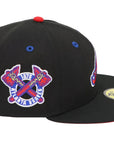 Atlanta Braves Black/Red 59FIFTY Fitted Hat