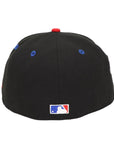 Atlanta Braves Black/Red 59FIFTY Fitted Hat