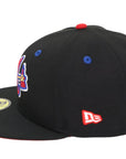 Atlanta Braves Black/Red 59FIFTY Fitted Hat