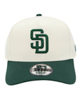 San Diego Padres Chrome/Dark Green 9FORTY A-Frame Snapback Hat
