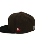 Mexico New Era 59Fifty 2-Tone Brown/Corduroy Black Fitted Hat