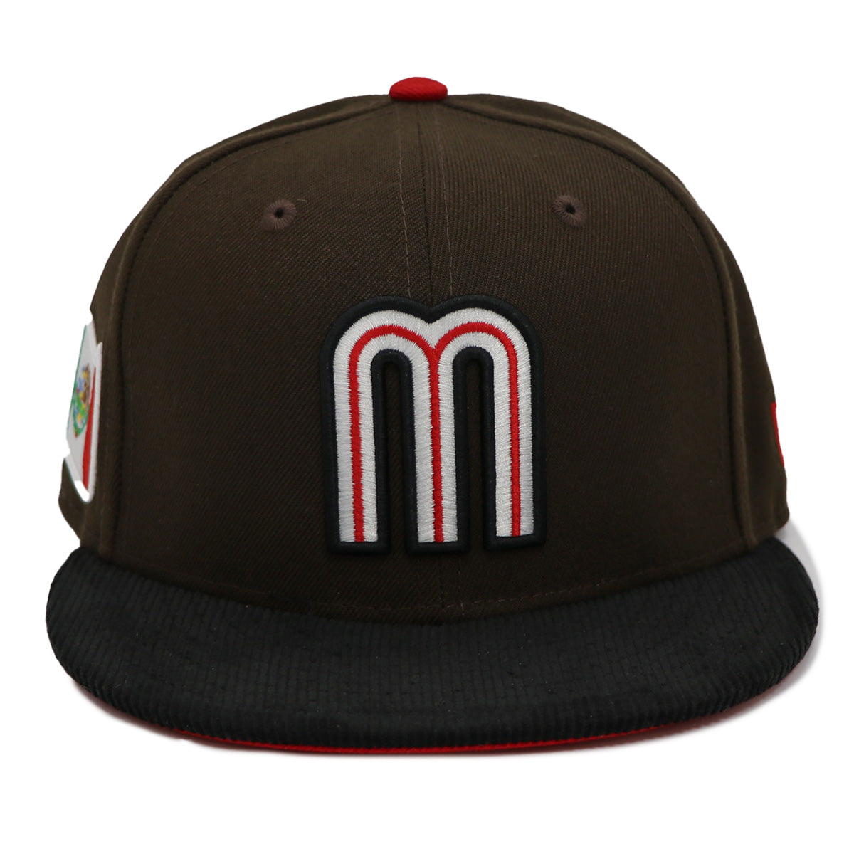 Mexico New Era 59Fifty 2-Tone Brown/Corduroy Black Fitted Hat