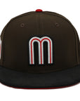 Mexico New Era 59Fifty 2-Tone Brown/Corduroy Black Fitted Hat
