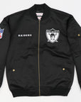 Raiders Satin Bomber Jacket NFL