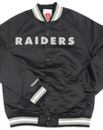 Raiders Satin Jacket NFL - BLACK