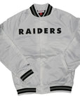 Raiders Satin Jacket NFL - WHITE