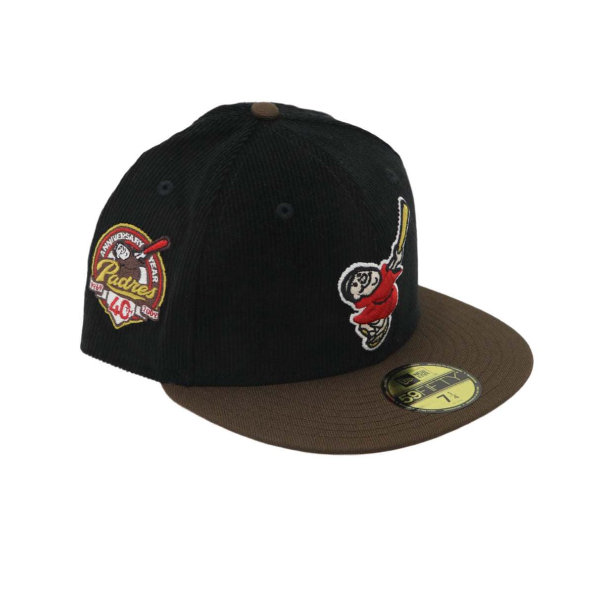 New Era 59Fifty San Diego Padres Swinging Friar With 40th