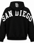 Sand Diego Padres Wingspan M Drop Shoulder Fleece Hoodie V2