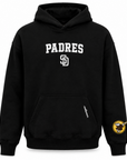 Sand Diego Padres Wingspan M Drop Shoulder Fleece Hoodie V2