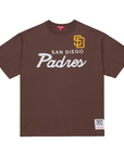 Women's San Diego Padres Brown Head Coach T-Shirt