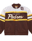 Mitchell & Ness San Diego Padres Retro Varsity Jacket – Brown & Gold