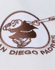 San Diego Padres Arctic White Lightweight Satin Full-Snap Jacket