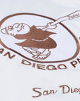 San Diego Padres Arctic White Lightweight Satin Full-Snap Jacket