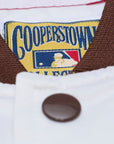 San Diego Padres Arctic White Lightweight Satin Full-Snap Jacket