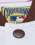 San Diego Padres Arctic White Lightweight Satin Full-Snap Jacket