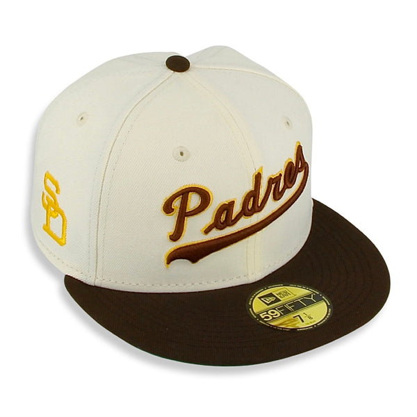 San Diego Padres Signature Script x New Era Fitted Hat 7 5/8