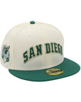 Baseball cap with 'San Diego' and team logo on a white background