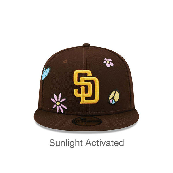 New Era 59FIFTY San Diego Padres Sunlight Pop Dark Brown 75/8