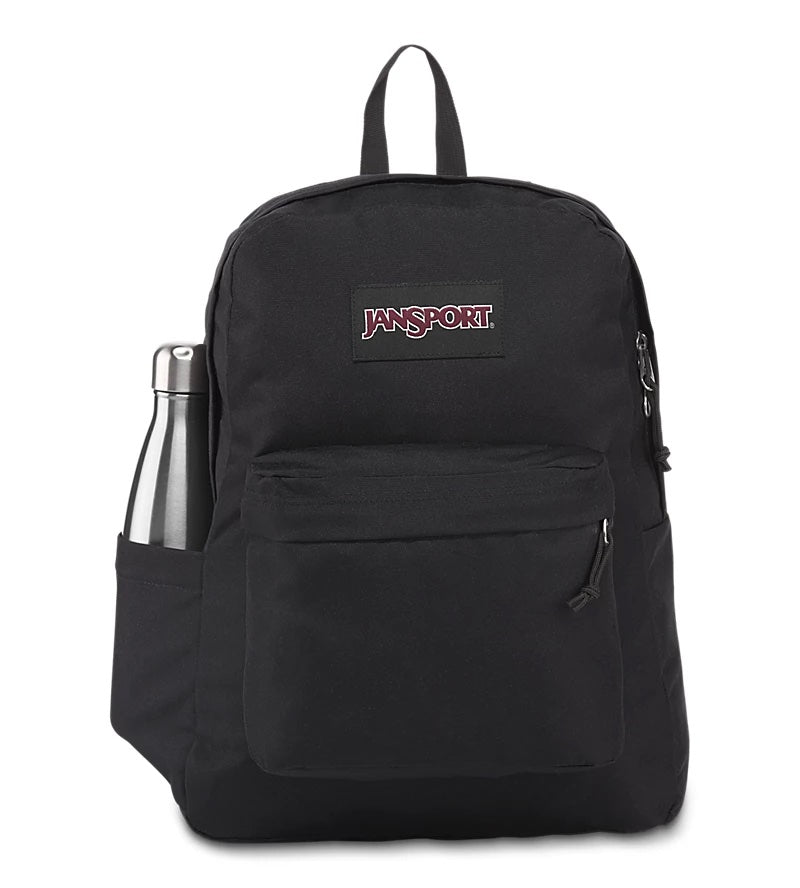 jansport backpack with water bottle Jansport Graphite Grey SUPERBREAK Backpack