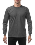 Heavyweight Cotton Long Sleeve Crew Neck T-Shirt
