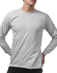 Heavyweight Cotton Long Sleeve Crew Neck T-Shirt