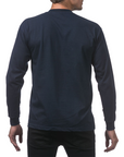 Heavyweight Cotton Long Sleeve Crew Neck T-Shirt