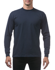 Heavyweight Cotton Long Sleeve Crew Neck T-Shirt