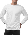 Heavyweight Cotton Long Sleeve Crew Neck T-Shirt