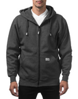 Pro Club Men's Heavyweight Full Zip Fleece Hoodie