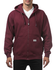 Pro Club Men's Heavyweight Full Zip Fleece Hoodie