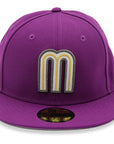 Mexico NewEra 59Fifty Purple Retro Fitted Hat