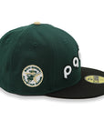 NewEra 59Fifty San Diego Padres 2-Tone Dark Green/Black Retro Fitted Hat