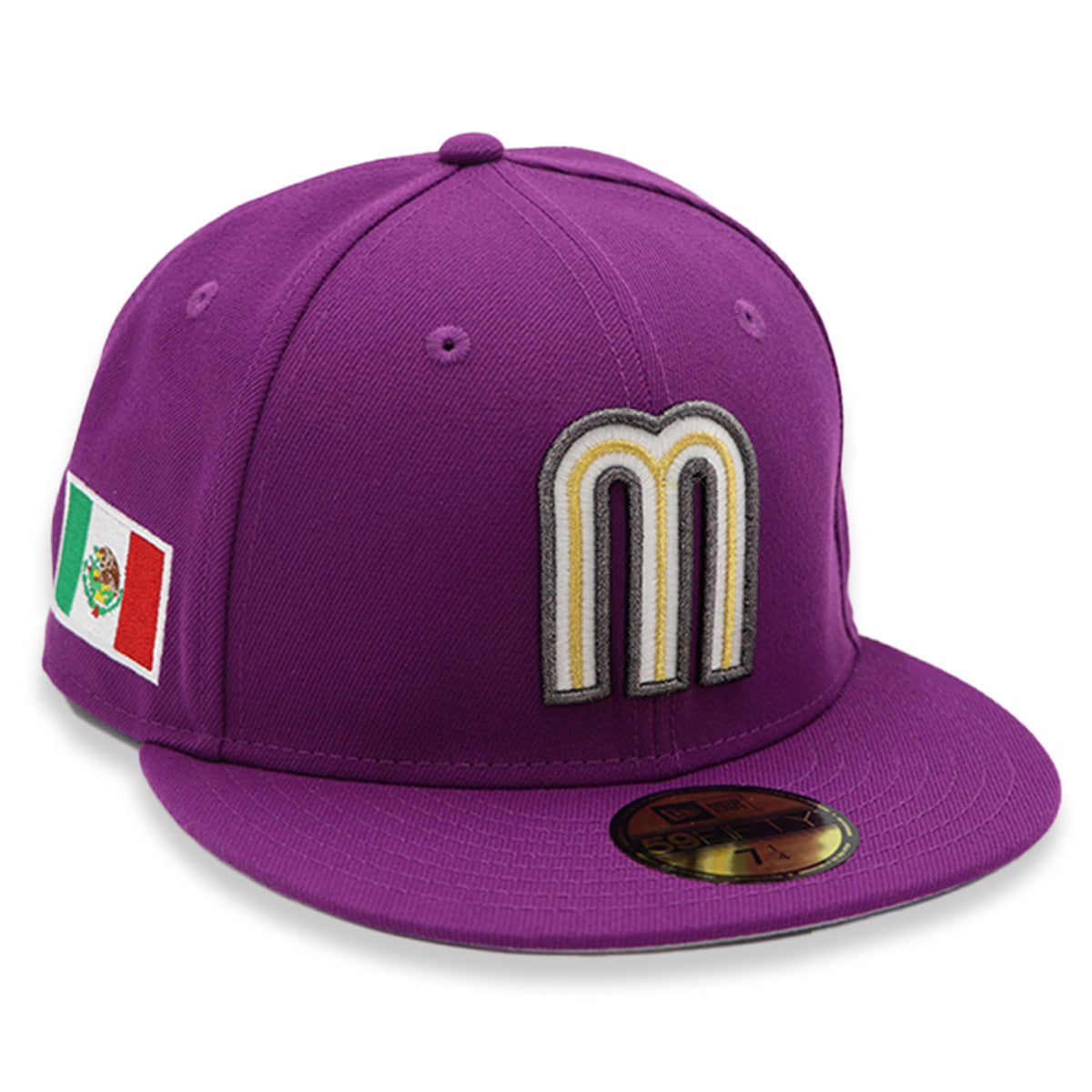 Mexico NewEra 59Fifty Purple Retro Fitted Hat