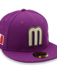 Mexico NewEra 59Fifty Purple Retro Fitted Hat