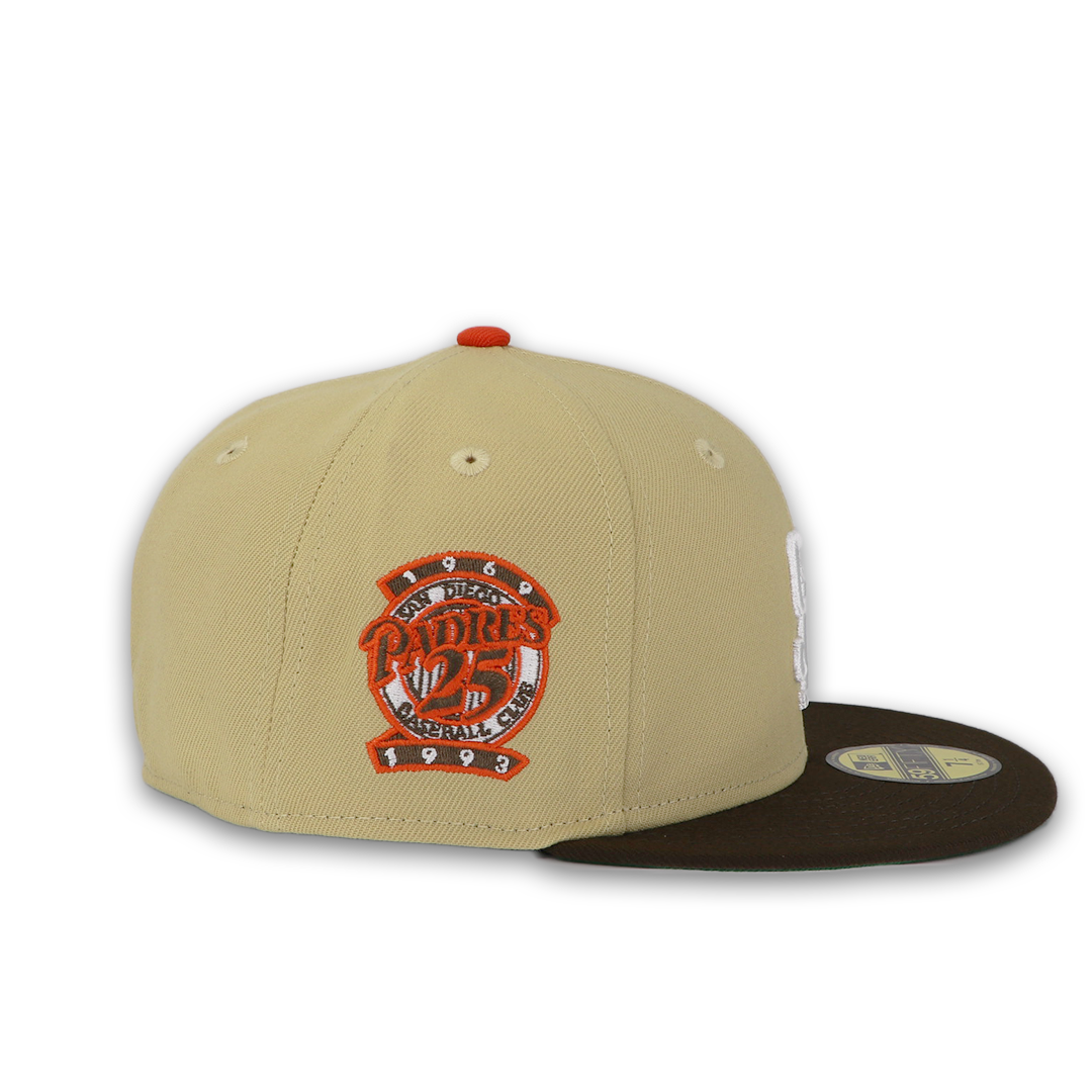 New Era San Diego Padres 25th Anniversary Orange Pop Edition 59Fifty Fitted  Cap, EXCLUSIVE HATS, CAPS