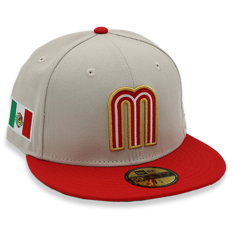 Mexico NewEra 59Fifty 2-Tone Chrome/Red Fitted Hat