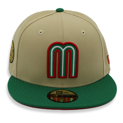 Mexico NewEra 59Fifty Mexico 2-Tone Khaki/Green Fitted Hat