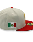 Mexico NewEra 59Fifty 2-Tone Chrome/Red Fitted Hat