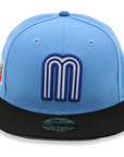 Mexico NewEra 59Fifty 2-Tone Light Blue/Black Fitted Hat