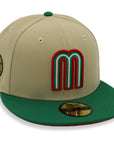 Mexico NewEra 59Fifty Mexico 2-Tone Khaki/Green Fitted Hat