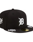 Detroit Tigers Black 59FIFTY Fitted Hat