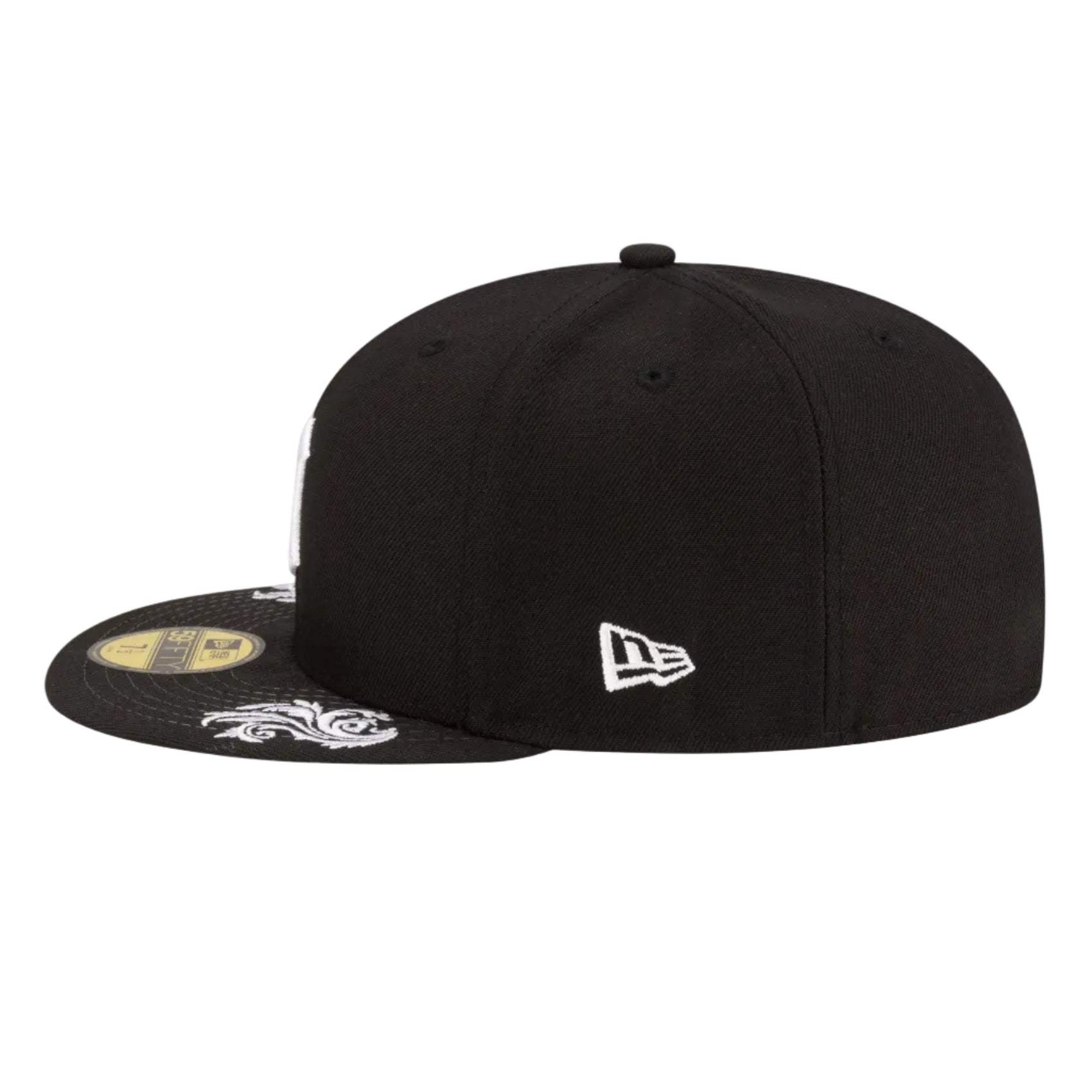 Detroit Tigers Black 59FIFTY Fitted Hat