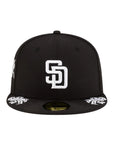San Diego Padres Black 59FIFTY Fitted Hat