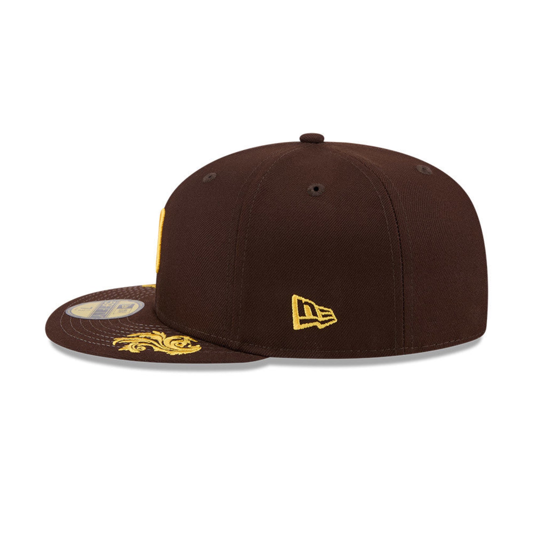 San Diego Padres Black 59FIFTY Fitted Hat