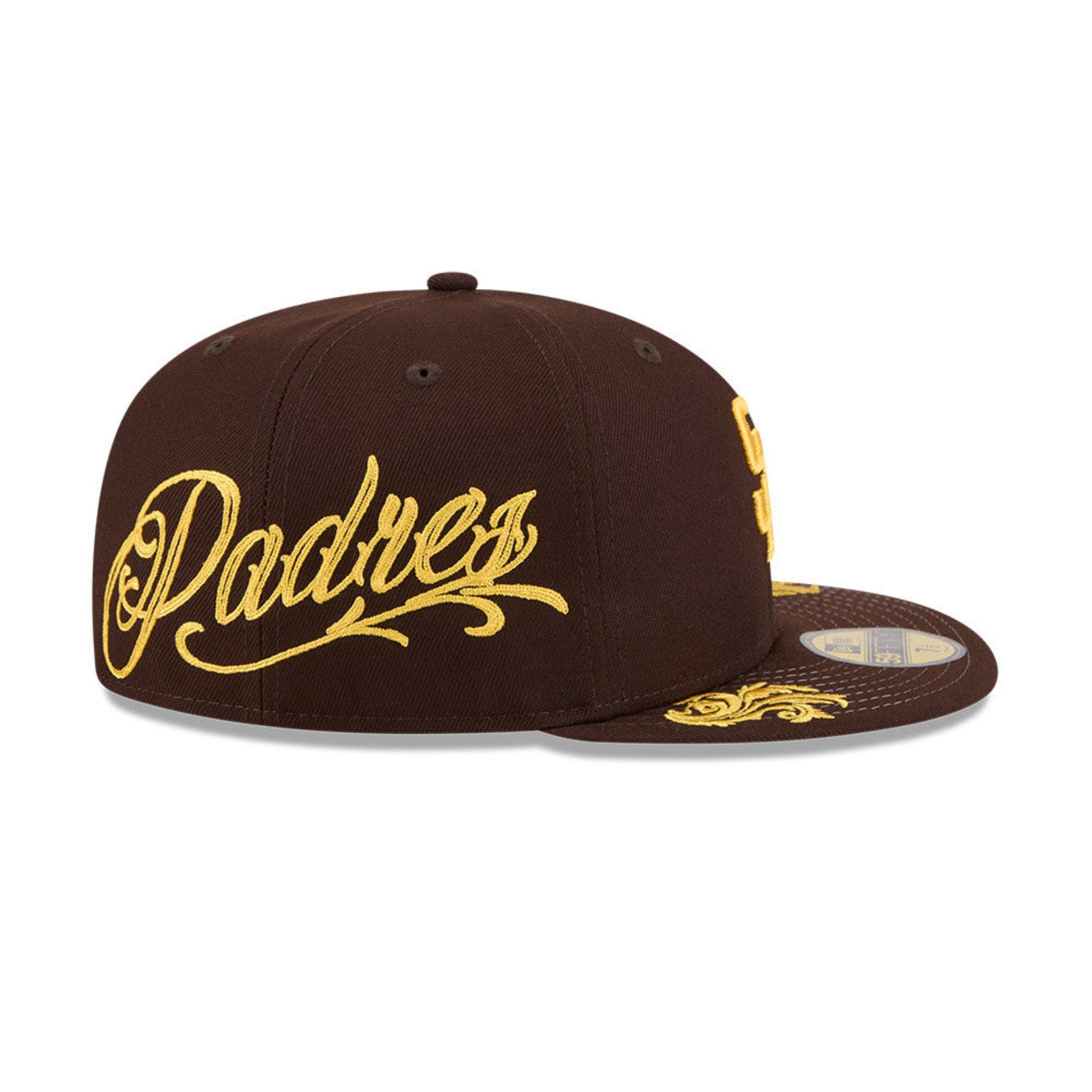 San Diego Padres Black 59FIFTY Fitted Hat