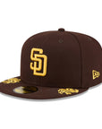 San Diego Padres Black 59FIFTY Fitted Hat