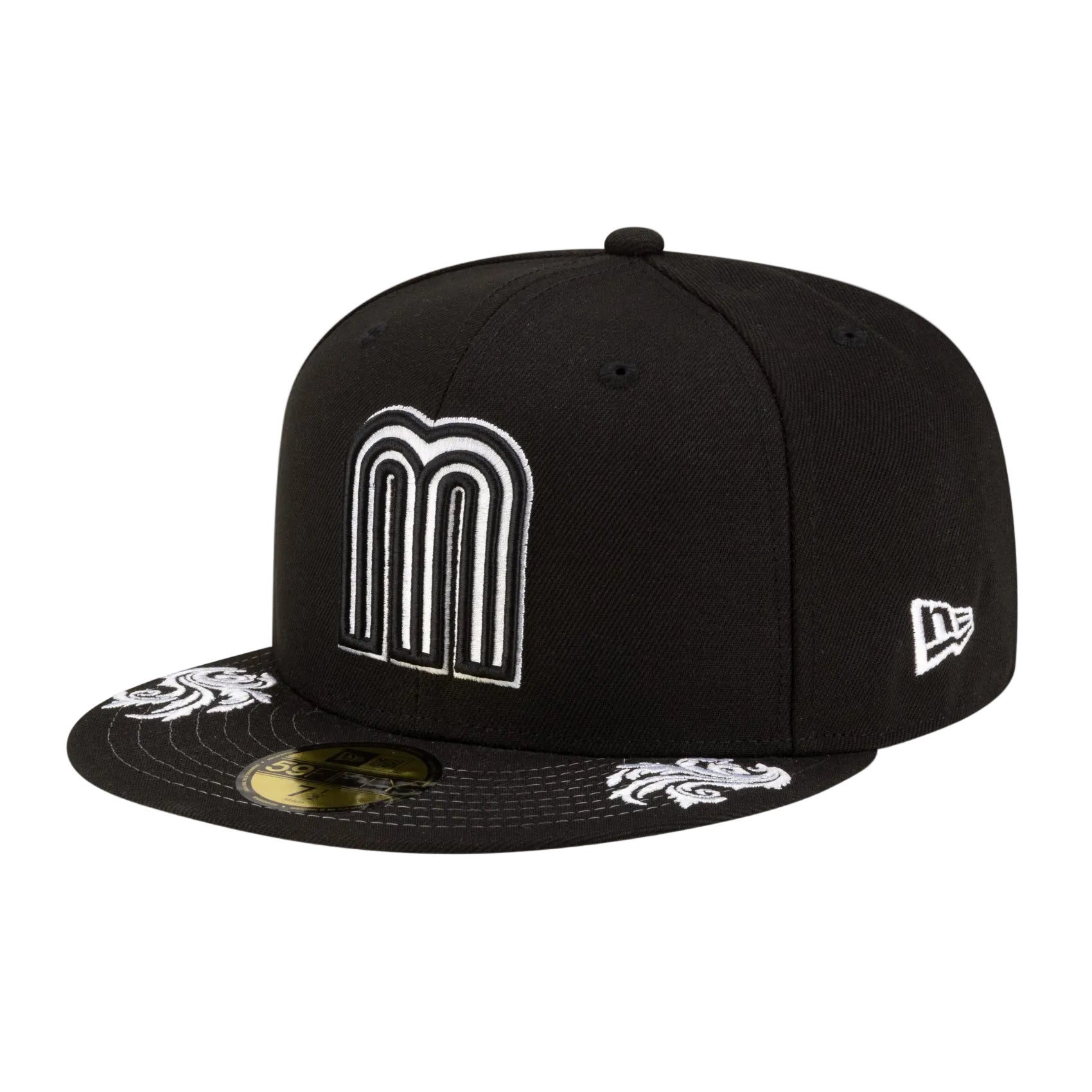 Mexico Black 59FIFTY Fitted Hat