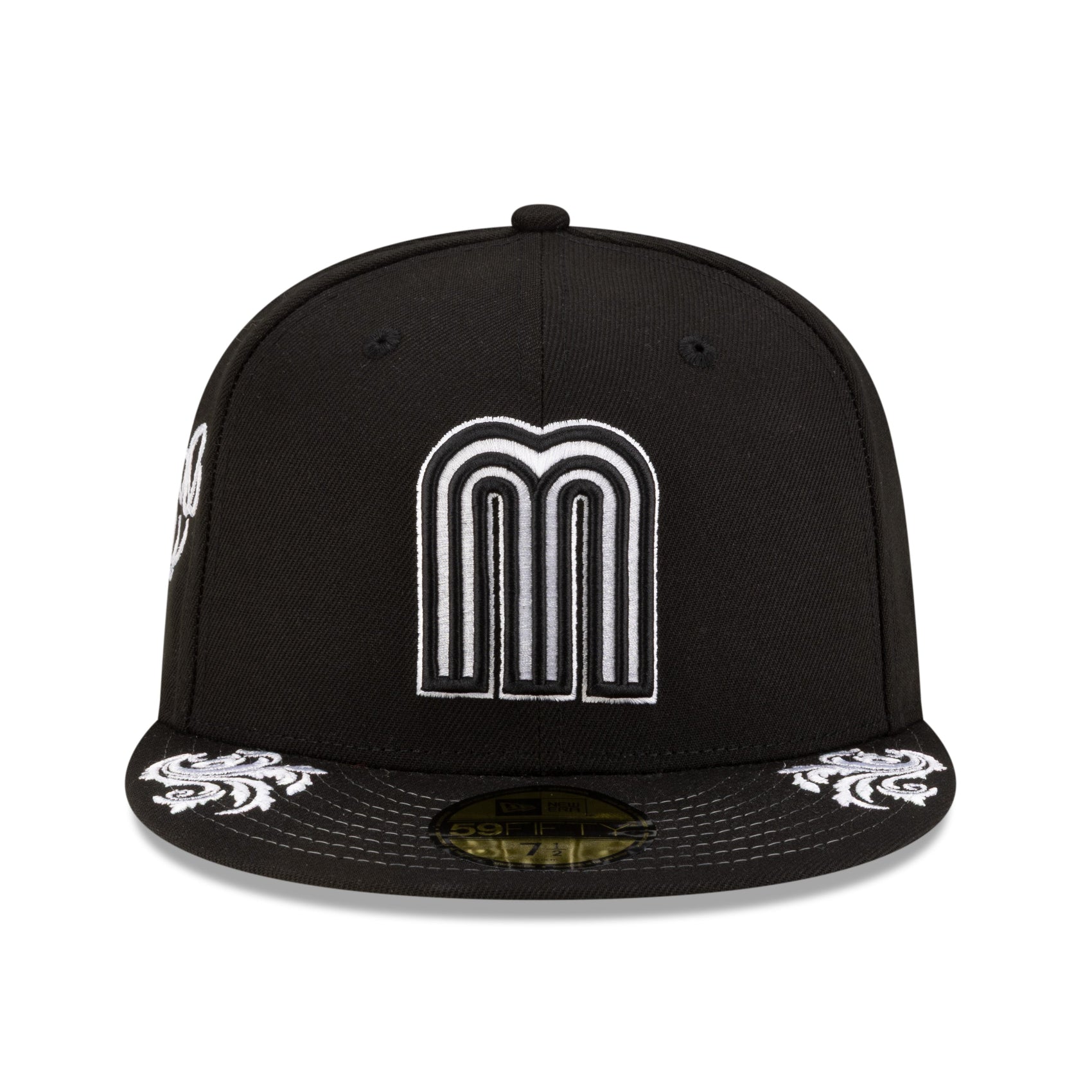 Mexico Black 59FIFTY Fitted Hat