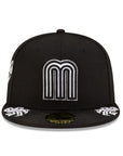 Mexico Black 59FIFTY Fitted Hat